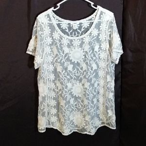 Cato sheer overshirt